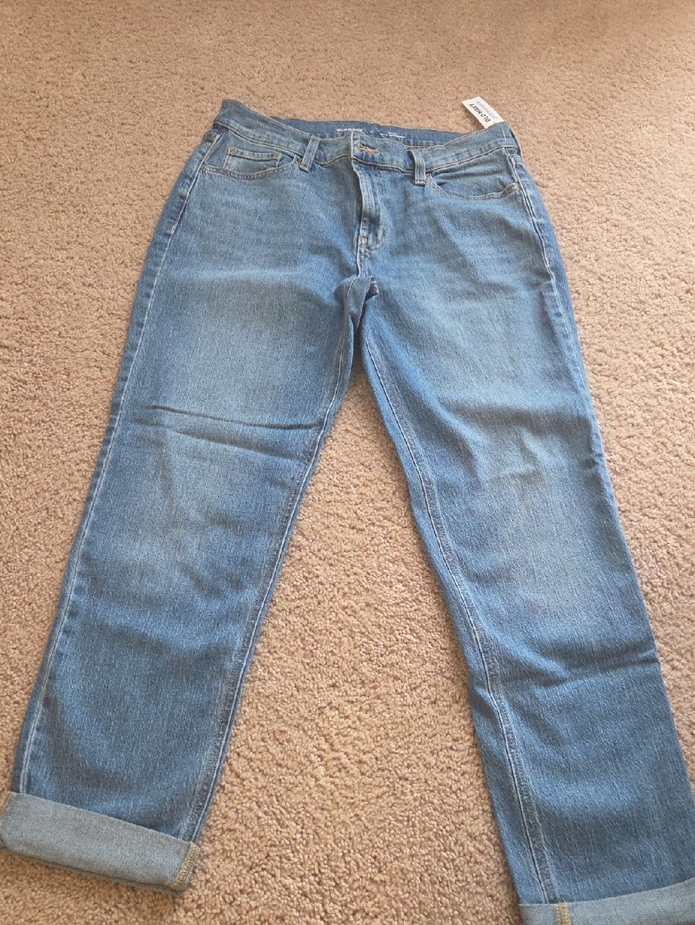 Old Navy Light Blue Straight-Leg Women's Jeans